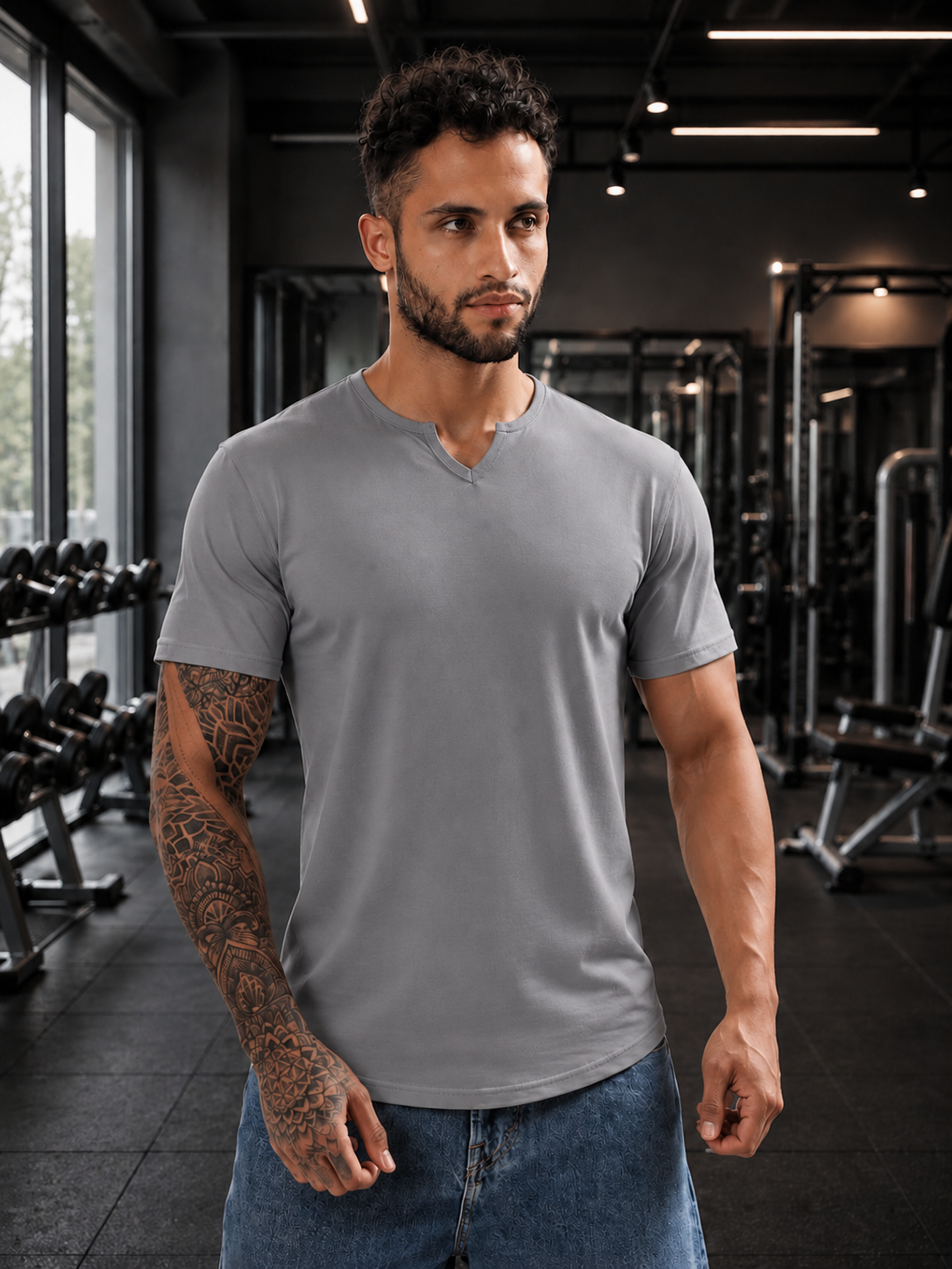VIKING REGULAR FIT T-SHIRT GREY