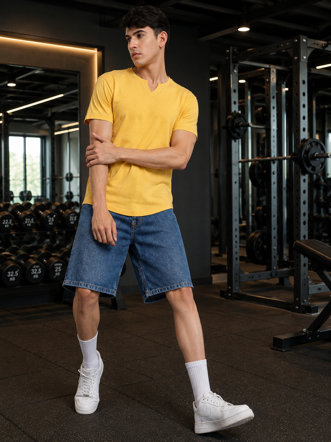 VIKING REGULAR FIT T-SHIRT YELLOW