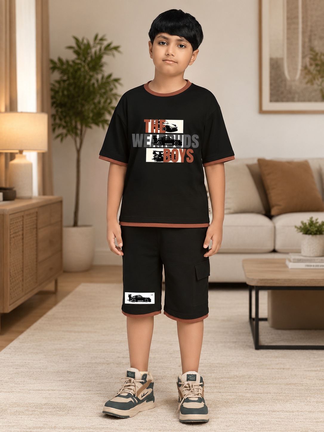 SPEED CLUB SET CO-ORD FOR BOYS GIRLS BLACK