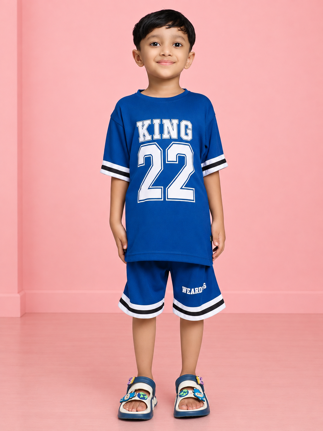 KING 22 VARSITY CO-ORD SET FOR BOYS GIRLS BLUE