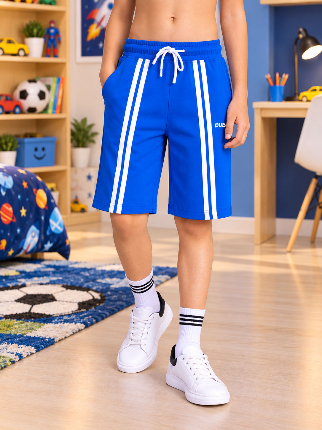 OUTLOOK SHORTS FOR BOYS GIRLS BLUE