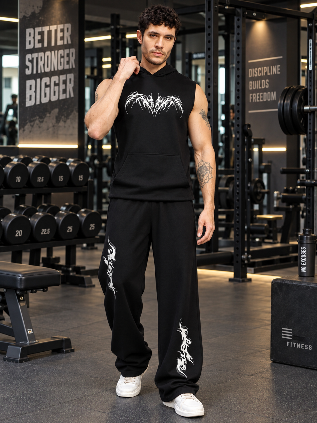 PHANTOM FIT JOGGERS BLACK