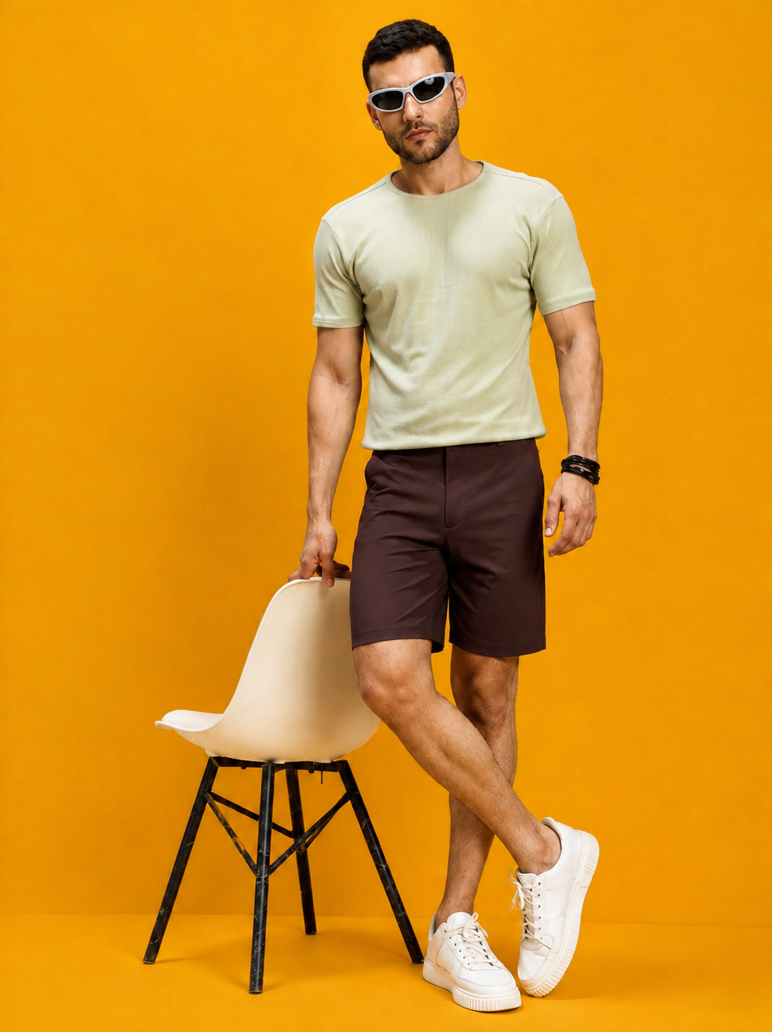 PRIME FIT PERFORMANCE REGULAR SHORTS MAROON