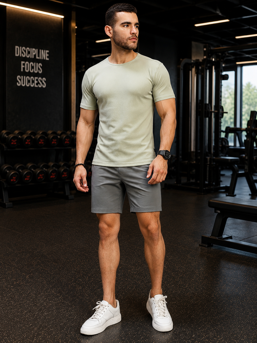 FROSTED AGATE T-SHIRT SAGE GREEN