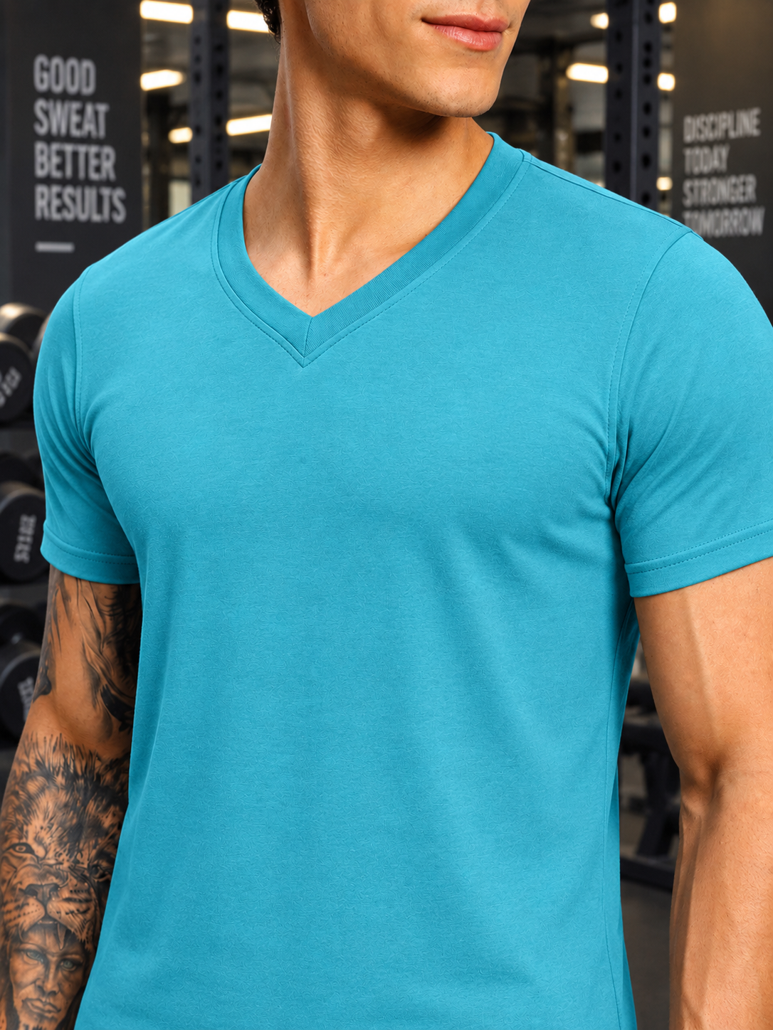 CORE SHORT REGULAR FIT T-SHIRT OCEAN BLUE