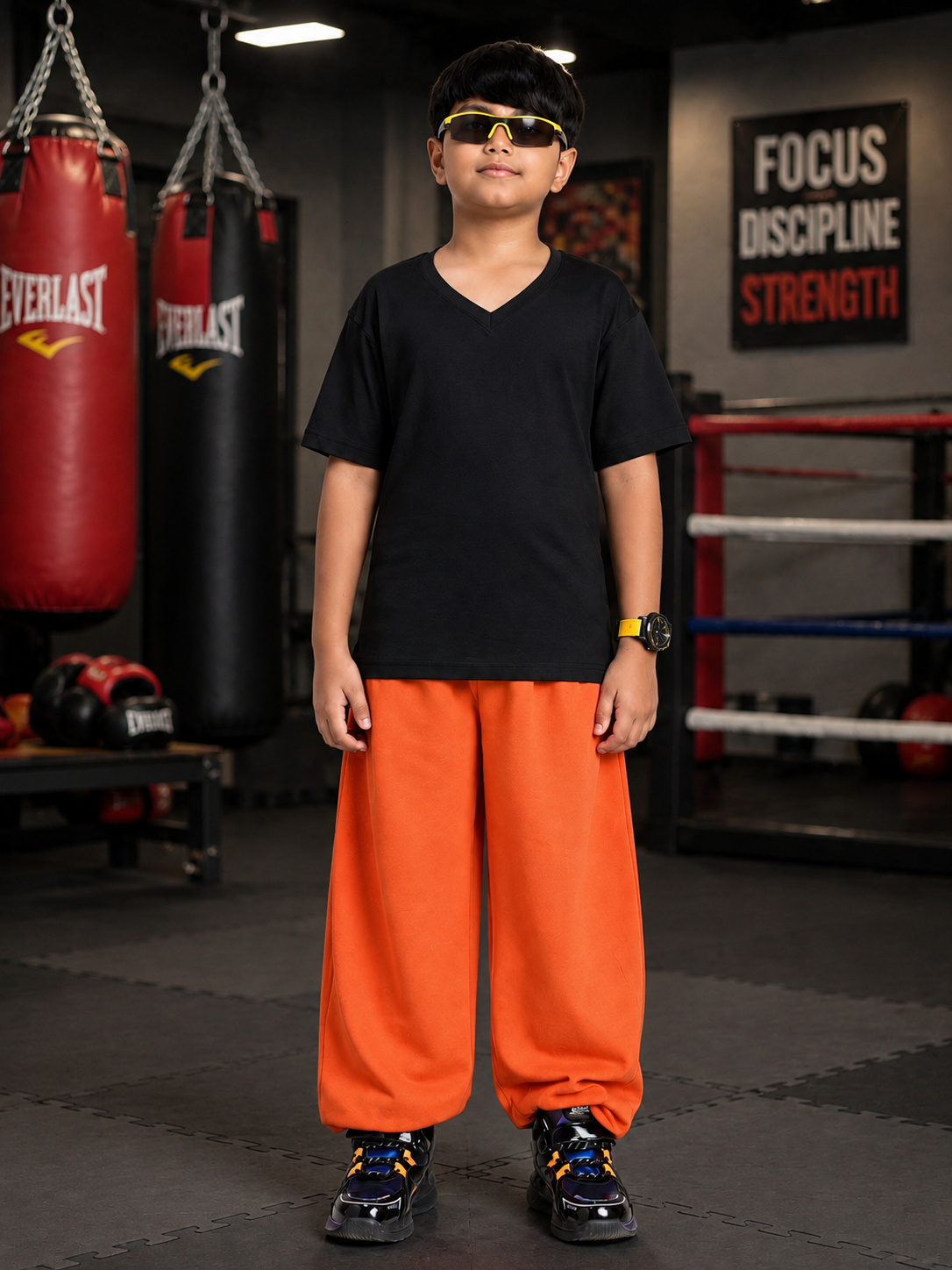 COOLFIT JOGGER FOR BOYS GIRLS ORANGE