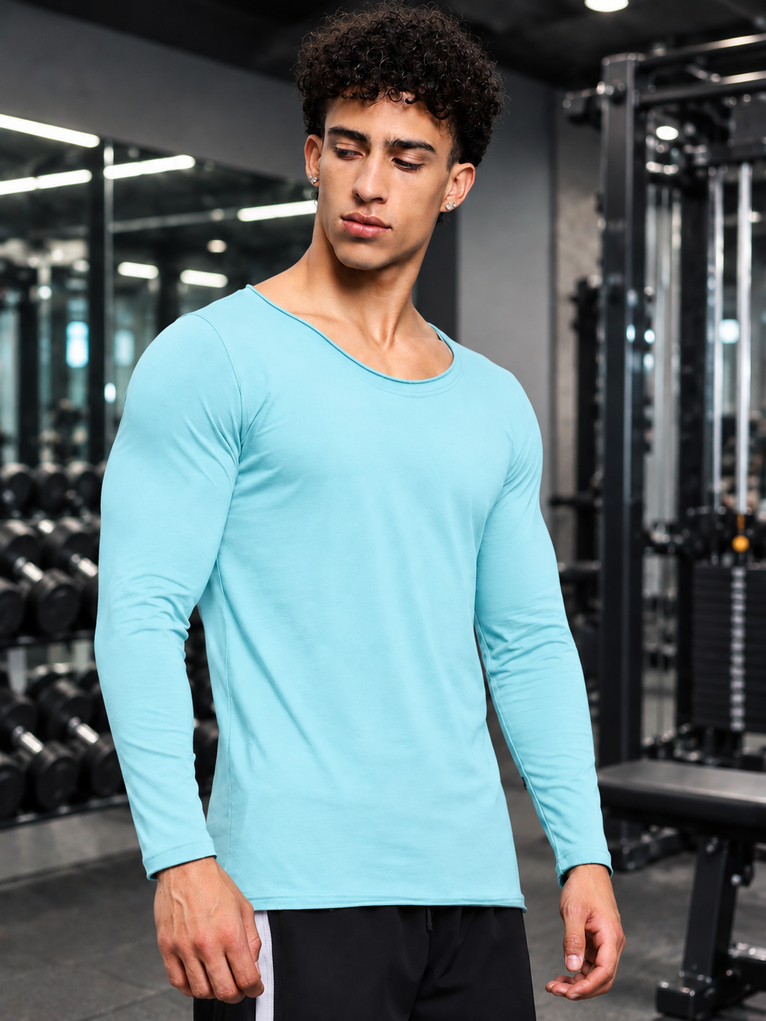 JOEL SLIM FIT SWEATSHIRT SKY BLUE