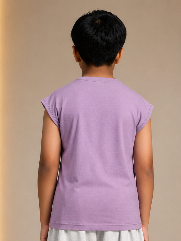 LEVELUP GAMER T-SHIRT FOR BOYS GIRLS LAVENDER