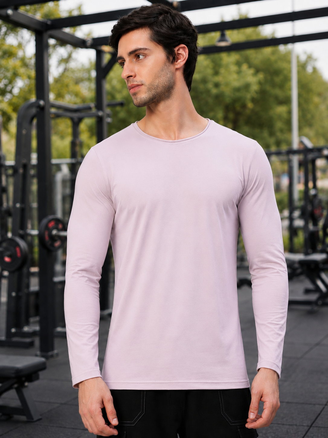 OMNI SLIM FIT SWEATSHIRT LILAC
