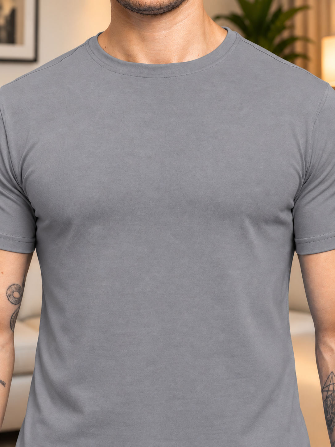 CLASSIC SLIM FIT T-SHIRT GREY