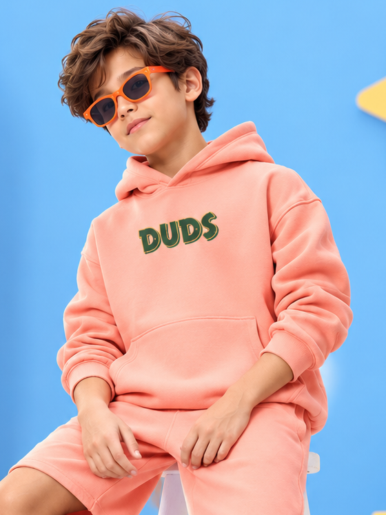 JUDY NICK ZOOTOPIA FLEECE HOODIE  PEACH