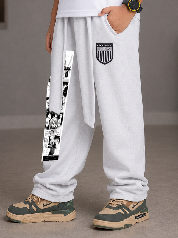 CHILL JOGGER FOR BOYS GIRLS WHITE