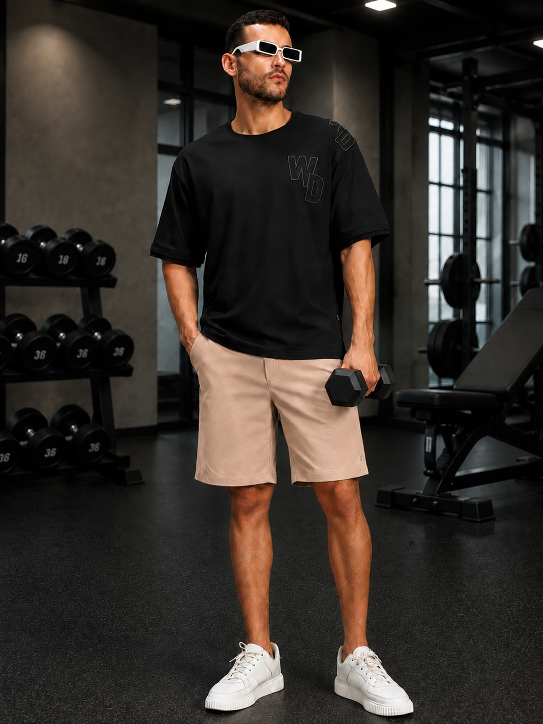SMART CASUAL TOBACCO REGULAR SHORTS BEIGE