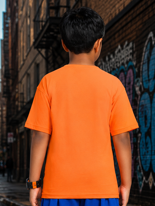 COOLFIT T-SHIRT FOR BOYS GIRLS ORANGE