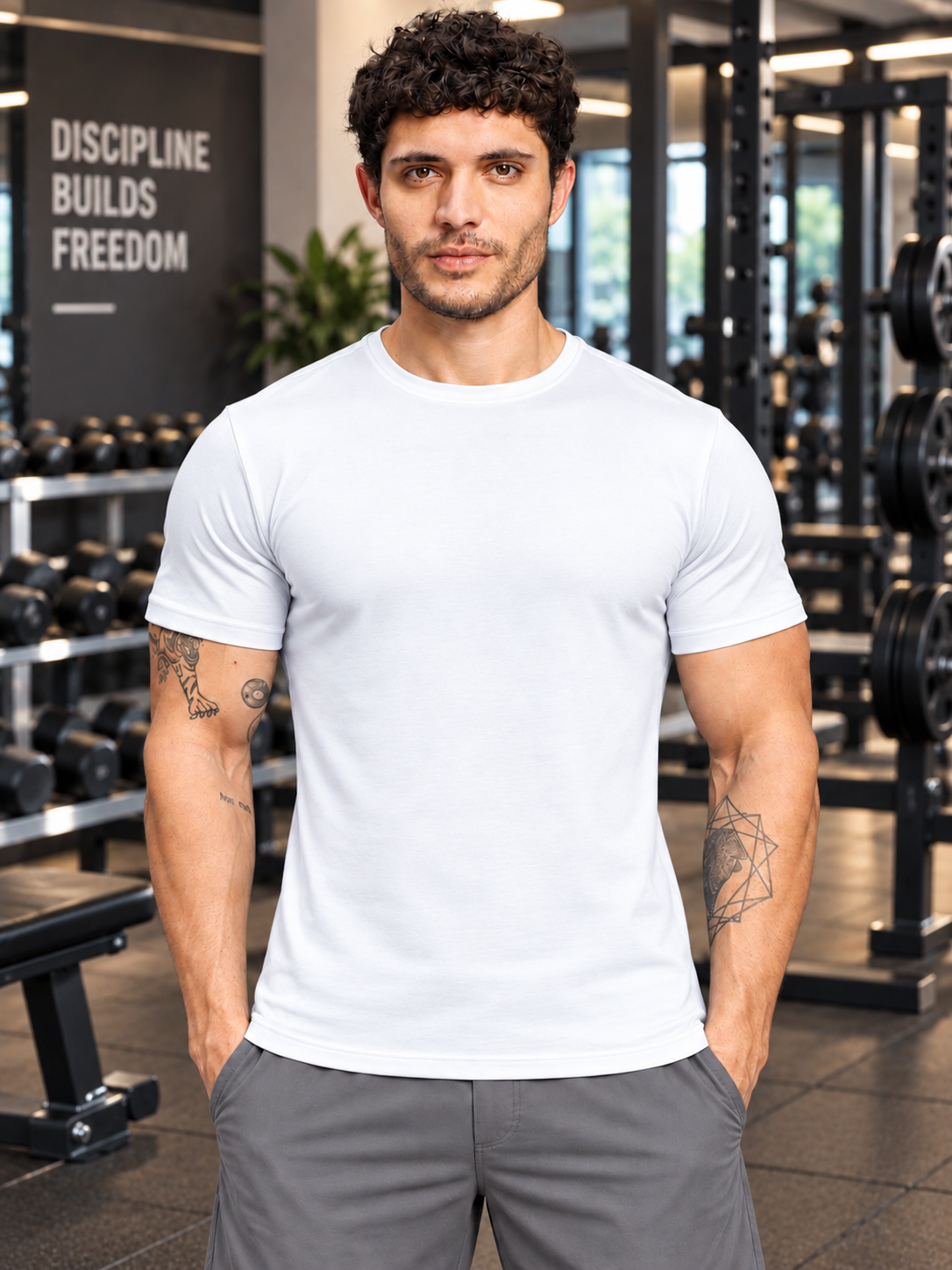 CLASSIC SLIM FIT T-SHIRT WHITE