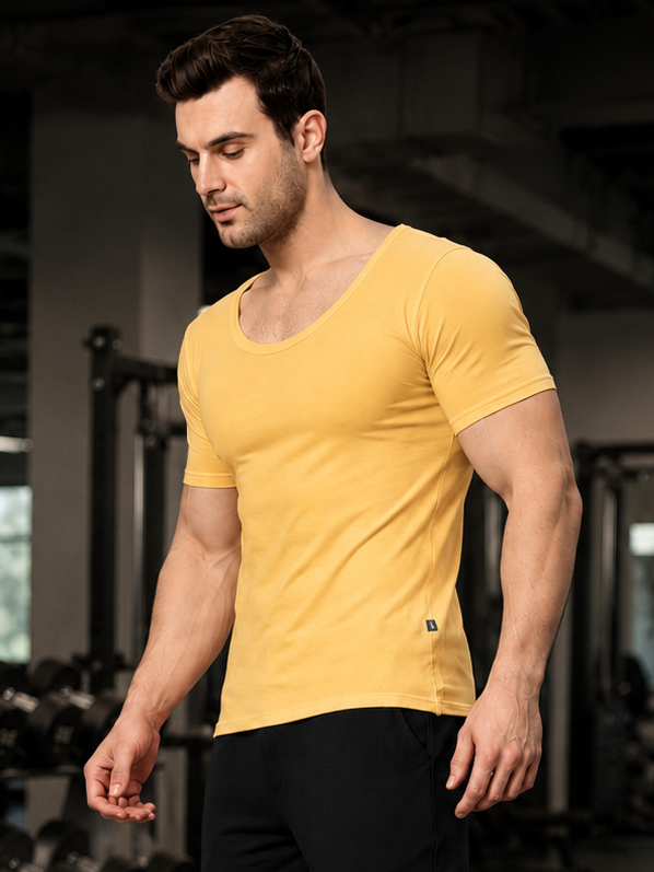RICKY REGULAR FIT T-SHIRT YELLOW