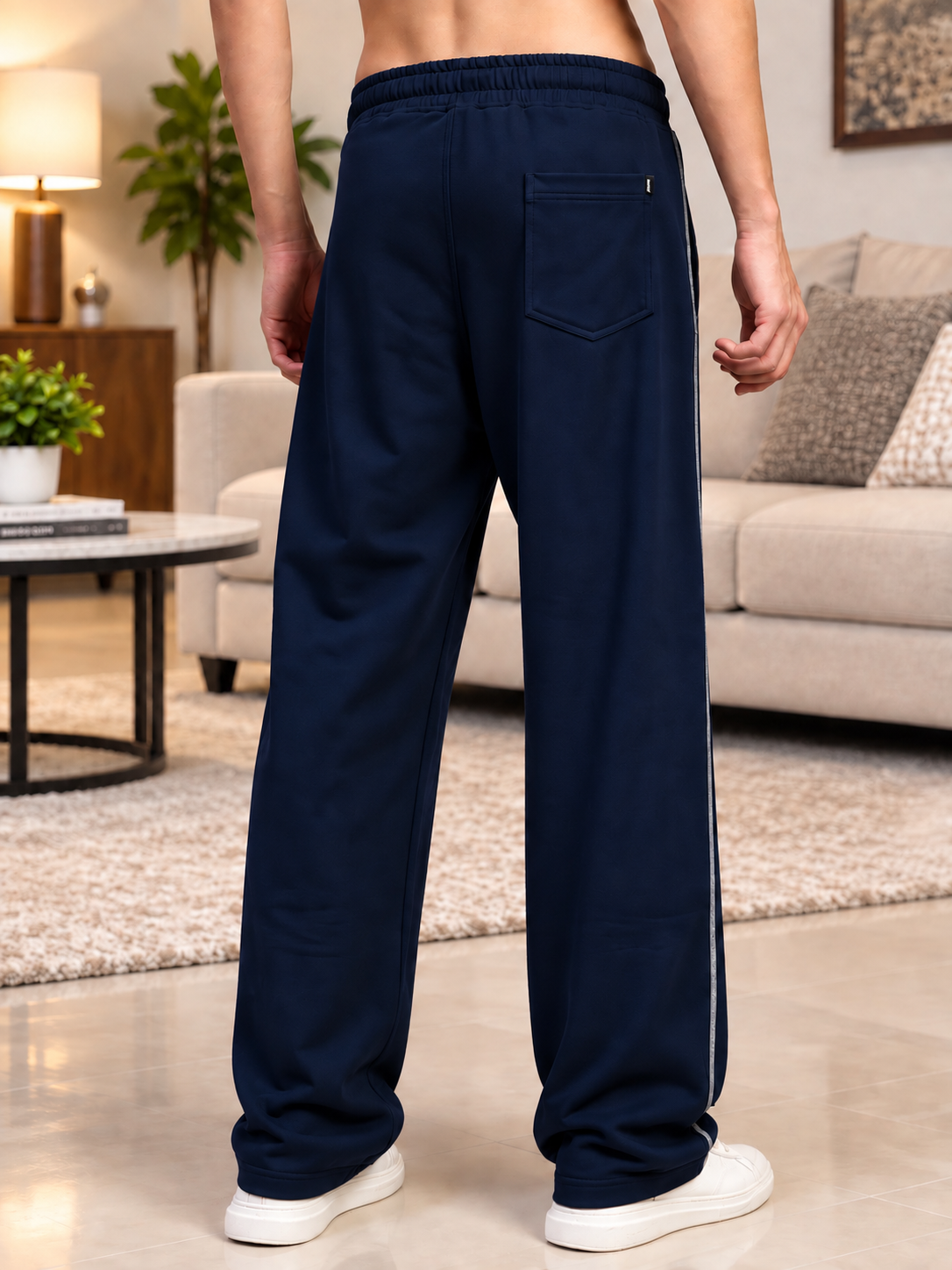 BEAT MODE FIT JOGGERS NAVY BLUE