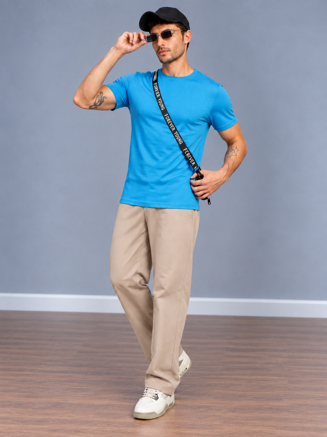 WAISTBOARD SMART CASUAL PANTS BEIGE