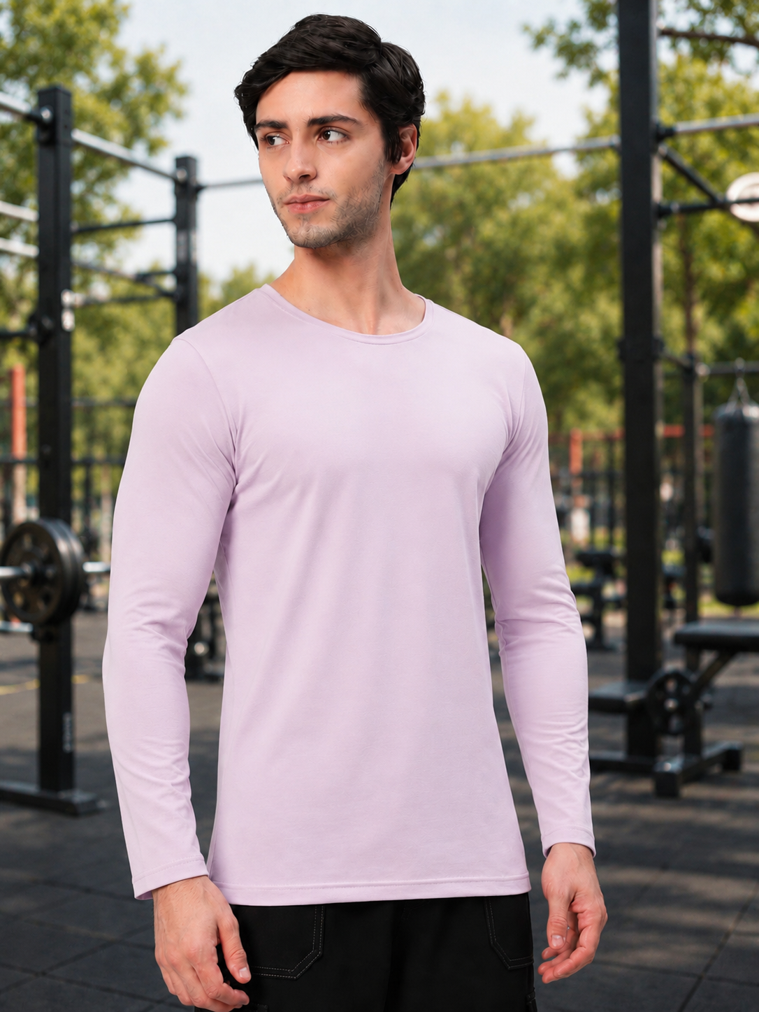 OMNI SLIM FIT SWEATSHIRT LILAC