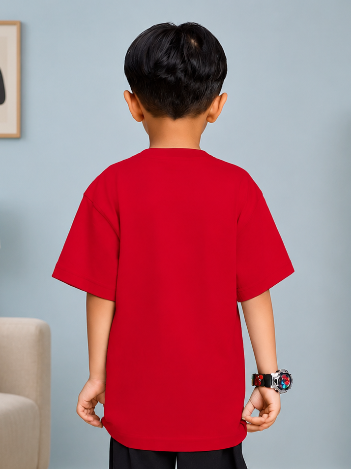 LITTLE ROCKSTAR T-SHIRT FOR BOYS GIRLS RED