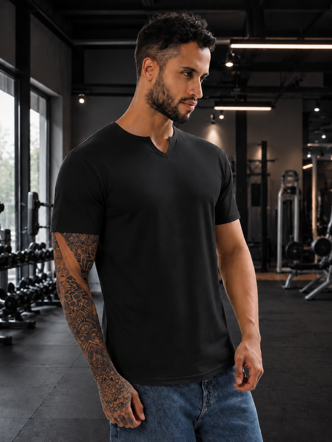 VIKING REGULAR FIT T-SHIRT BLACK