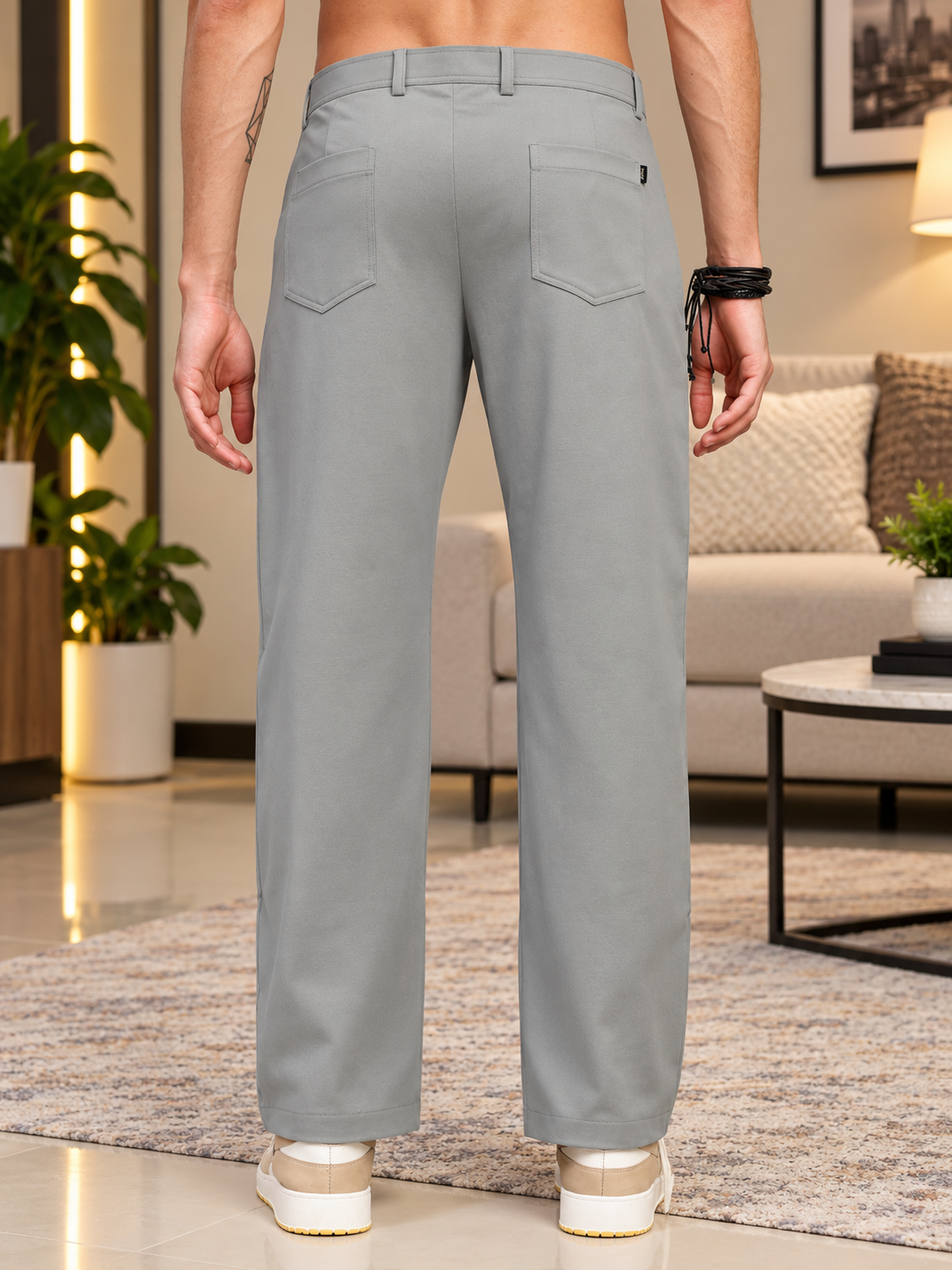MODERN STREAMLINED PANTS GREY