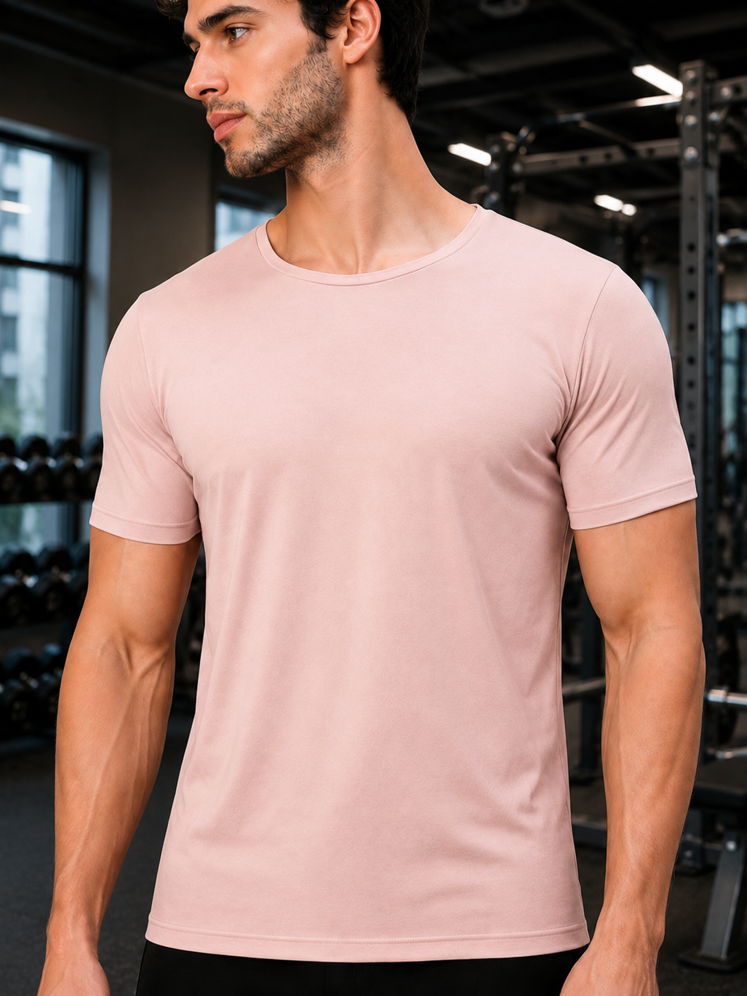 BEDROCK FIT REGULAR FIT T-SHIRT BABY PINK