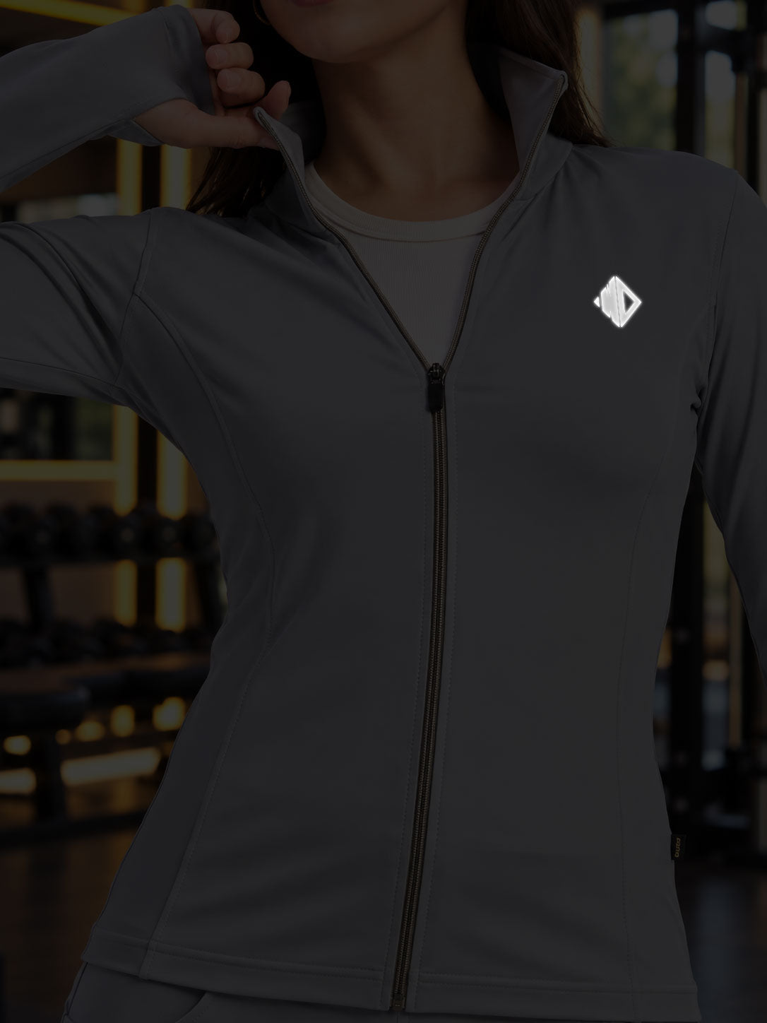 WOMEN ELEVATED PERFORMANCE CO-ORD SET GREY