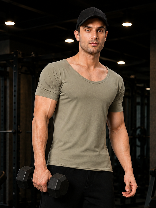 RICKY REGULAR FIT T-SHIRT SAGE GREEN