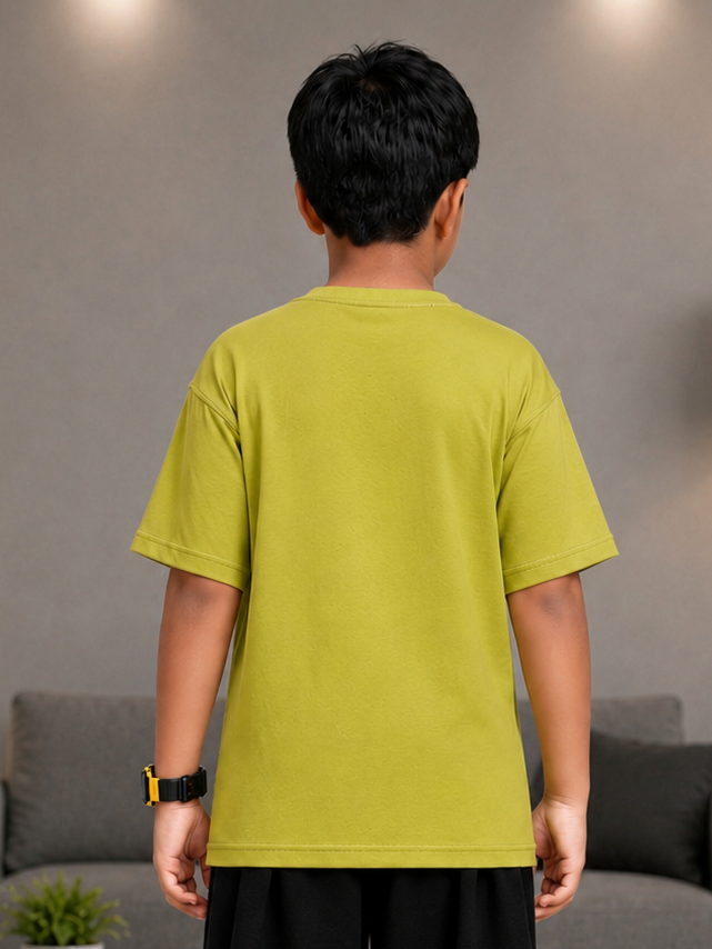 COOLFIT T-SHIRT FOR BOYS GIRLS LIME GREEN