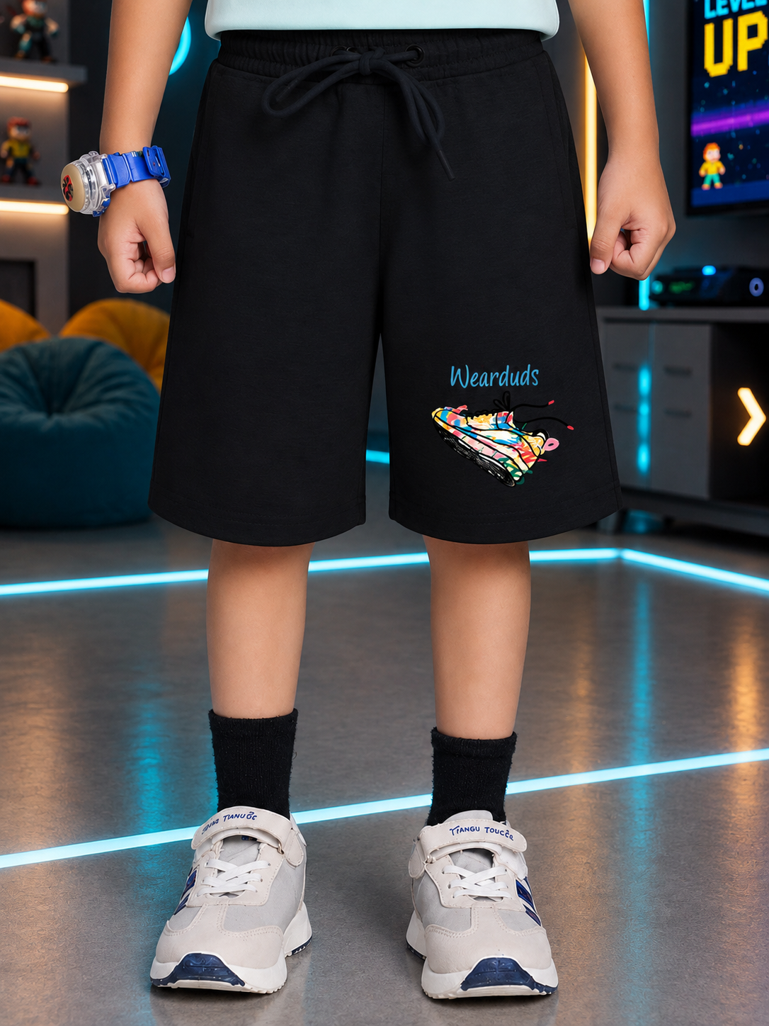 ICE MINT GAME SHORTS FOR BOYS GIRLS BLACK