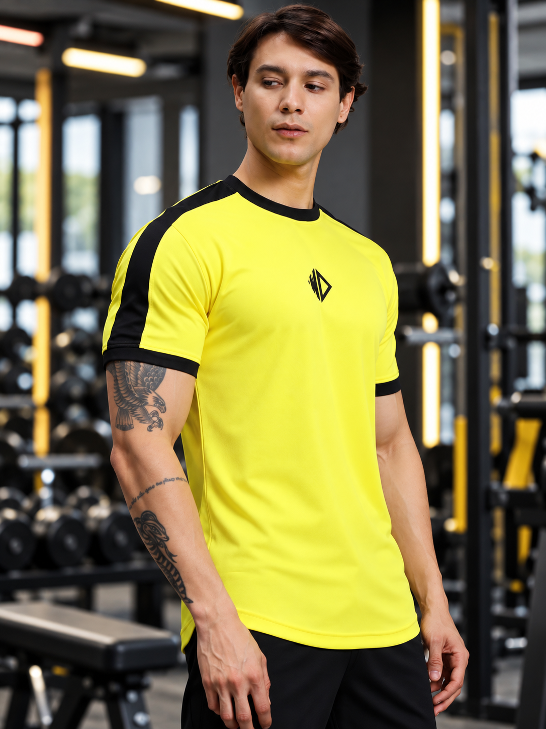 SHERPA REGULAR FIT T-SHIRT YELLOW