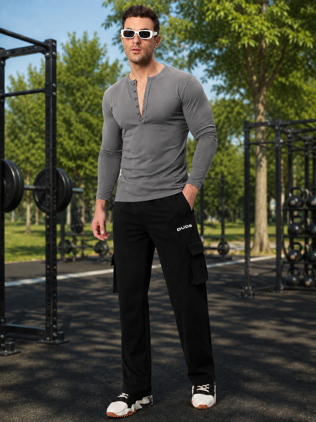 HENNY SLIM FIT SWEATSHIRT GREY