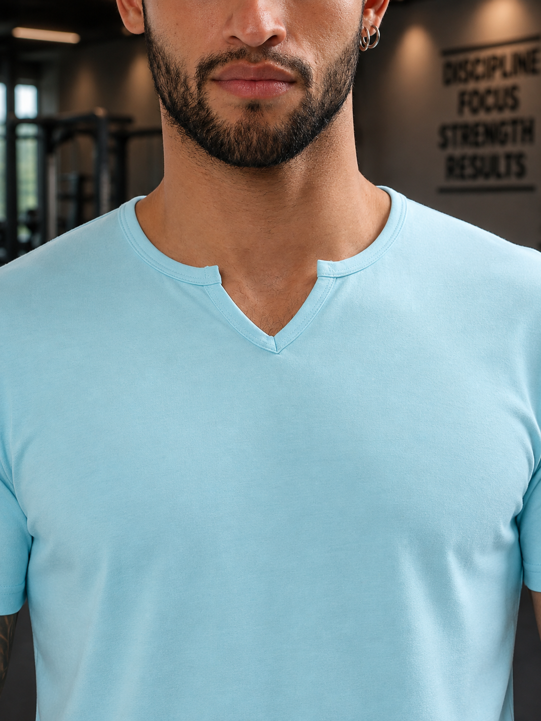 VIKING REGULAR FIT T-SHIRT SKY BLUE