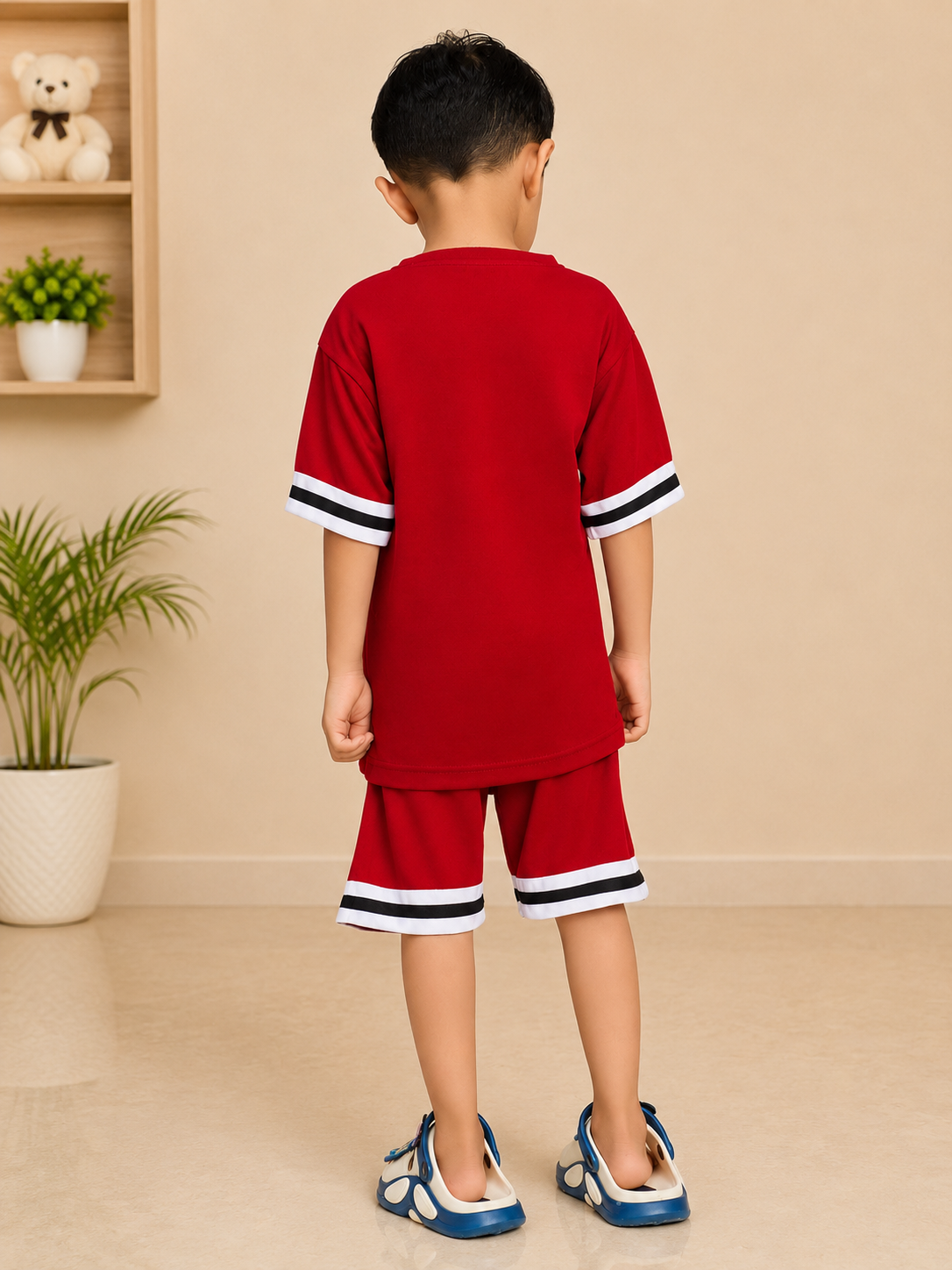 KING 22 VARSITY CO-ORD SET FOR BOYS GIRLS RED