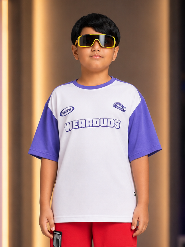 STREET WONDER T-SHIRT FOR BOYS GIRLS WHITE