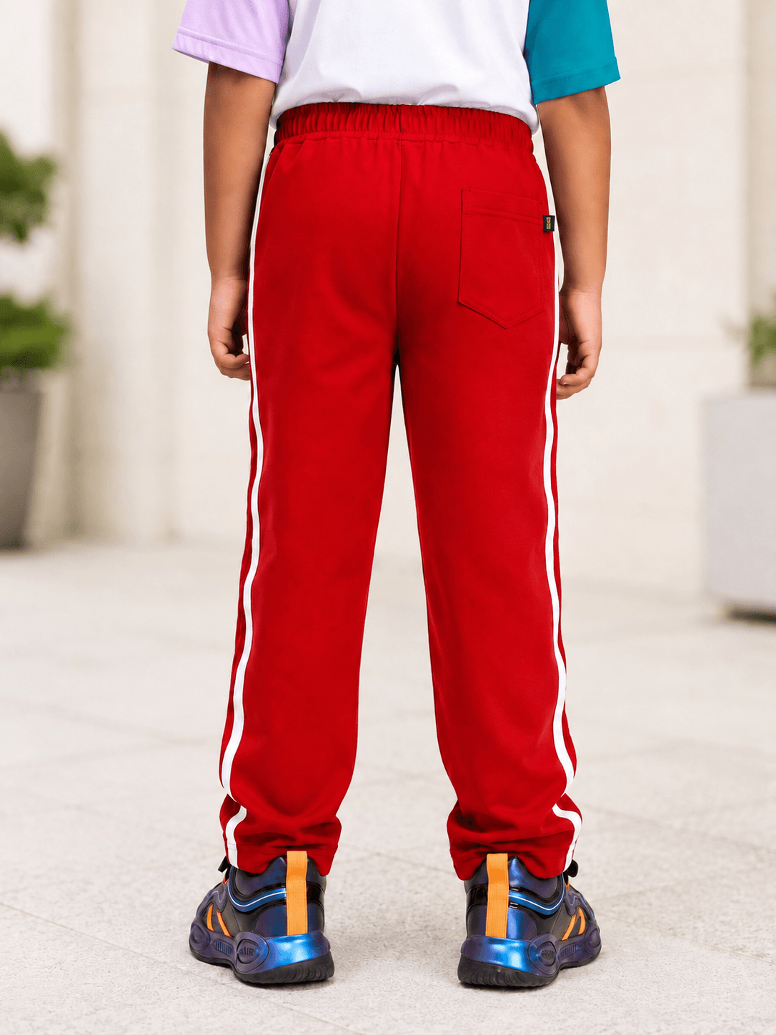 SPORTY ZIP UP CO-ORD SET FOR BOYS AND GIRLS RED
