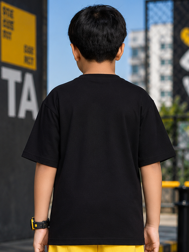 MIDNIGHT BAT T-SHIRT FOR BOYS GIRLS BLACK