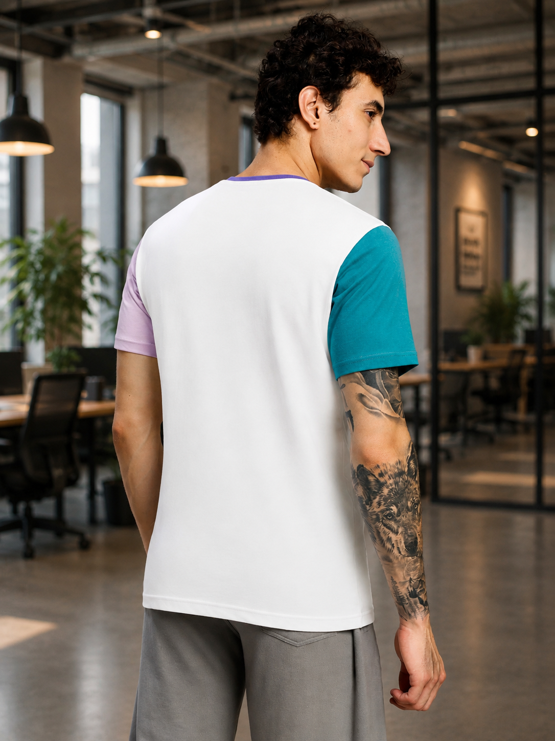 CHILL T-SHIRT WHITE MULTI