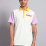 HARRY CONTRASTING POLO T-SHIRT (OFF-WHITE)
