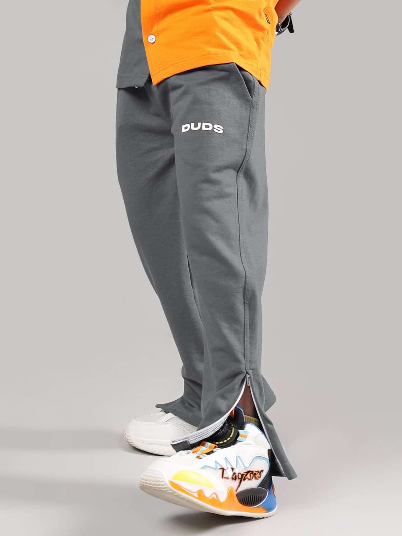 HERSHEY JOGGER FOR BOYS & GIRLS GREY by DUDS, featuring customizable fit and stylish design for kids.