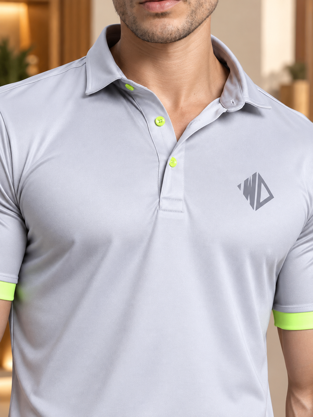 HOOKUP REGULAR FIT T-SHIRT GREY - Wearduds, view 5