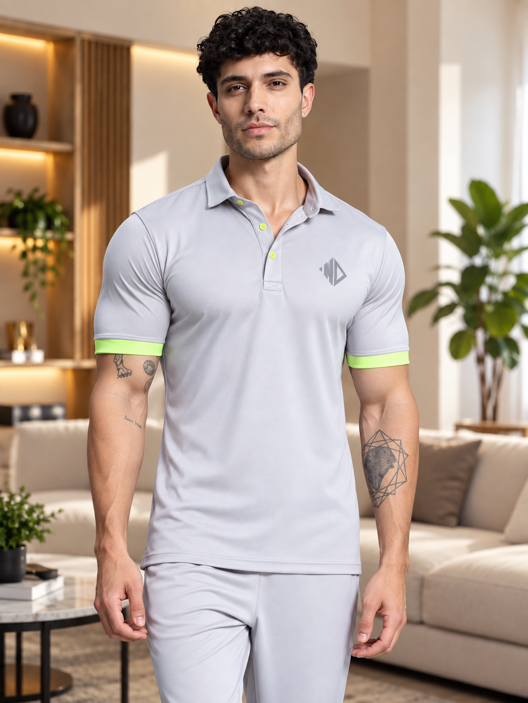 HOOKUP REGULAR FIT T-SHIRT GREY