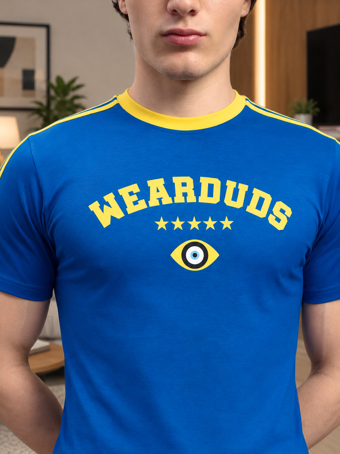 IRISH REGULAR FIT T-SHIRT BLUE - Wearduds, view 5