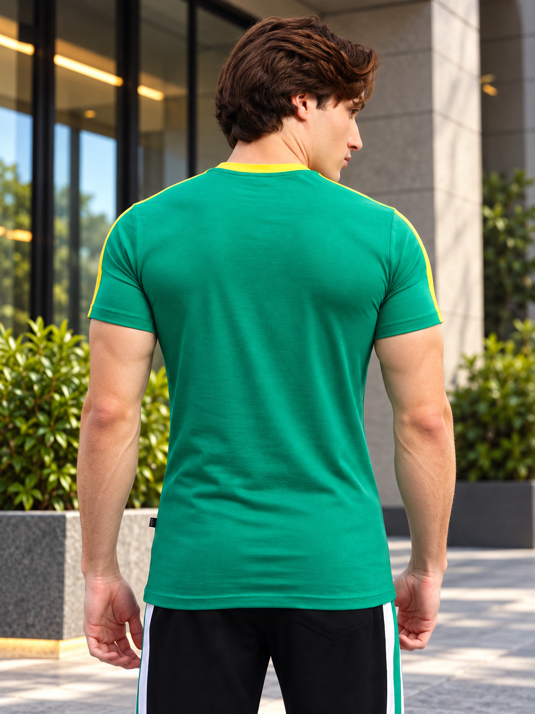 IRISH REGULAR FIT T-SHIRT GREEN - Wearduds, view 3