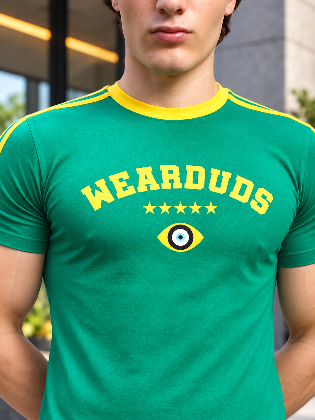 IRISH REGULAR FIT T-SHIRT GREEN - Wearduds, view 5