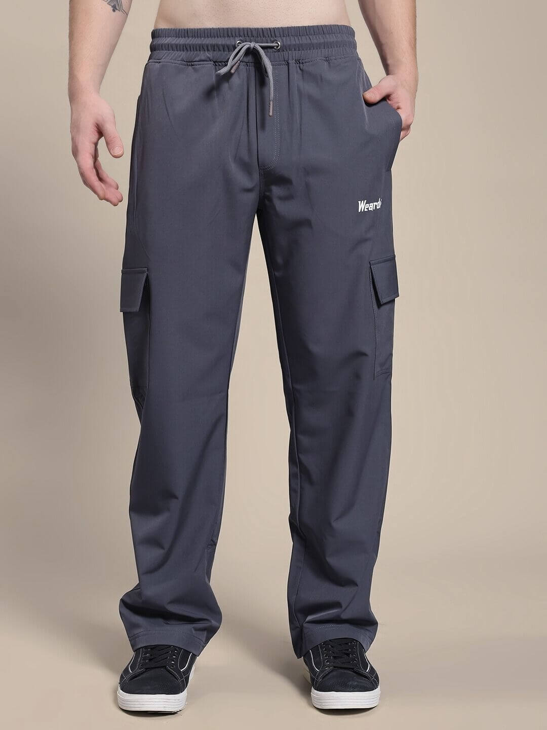 JIMMY RELAXED FIT MULTI POCKET JOGGER DARK GREY providing comfort and style with a modern design, featuring practical multi-pocket utility.