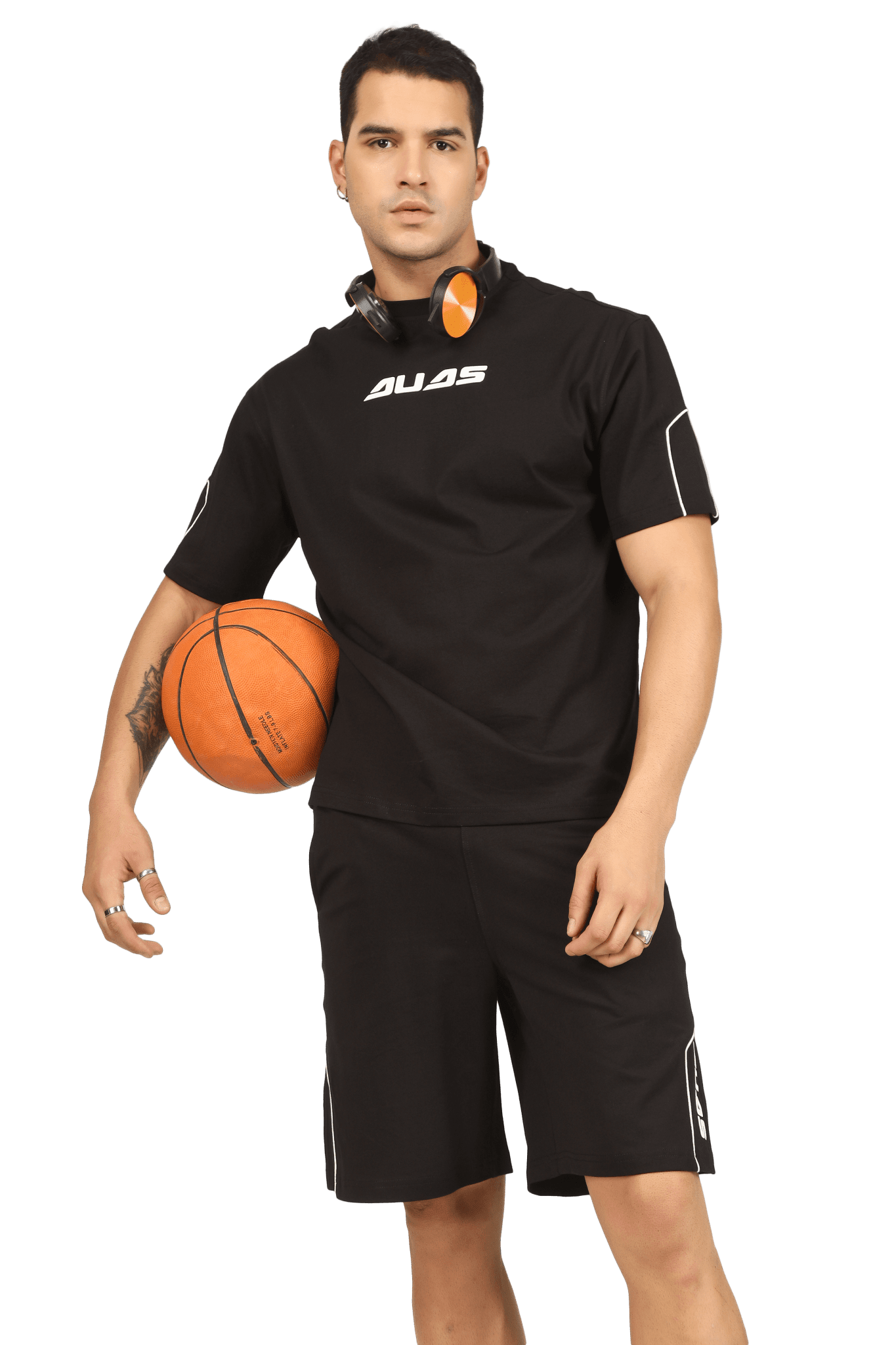 MINIMAL SHAPED CORD CO - ORD SET BLACK - CO - ORD SET