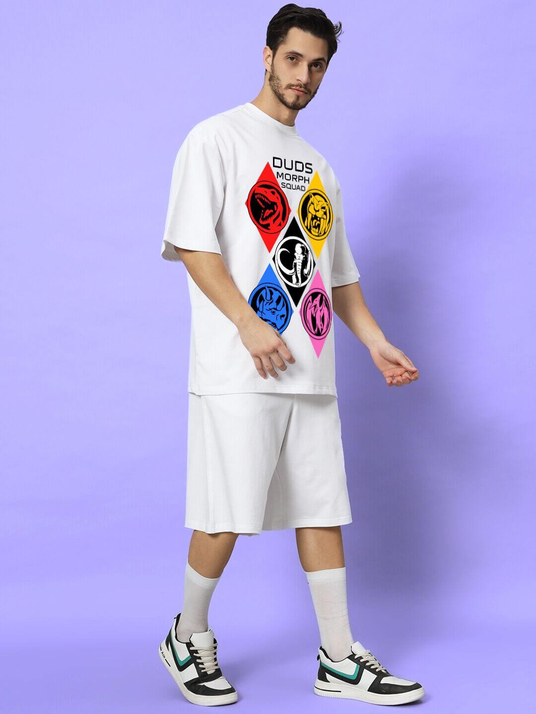 MORPH SQUAD PRINTED CO - ORD SET WHITE - CO - ORD SET