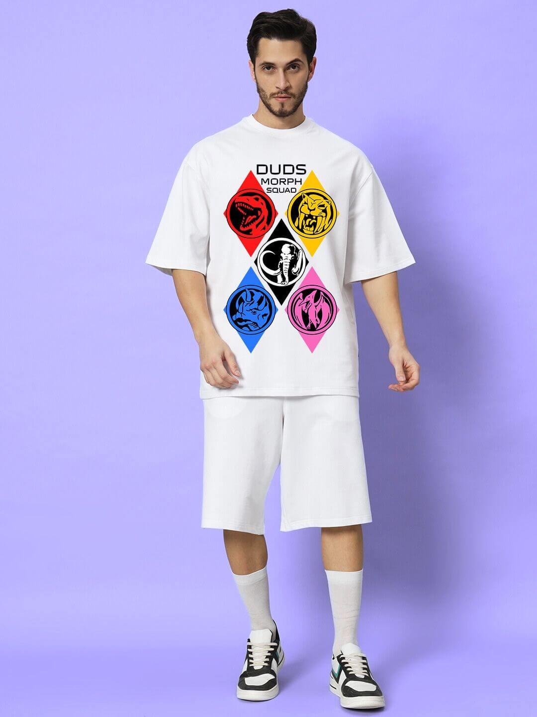 MORPH SQUAD PRINTED CO - ORD SET WHITE - CO - ORD SET